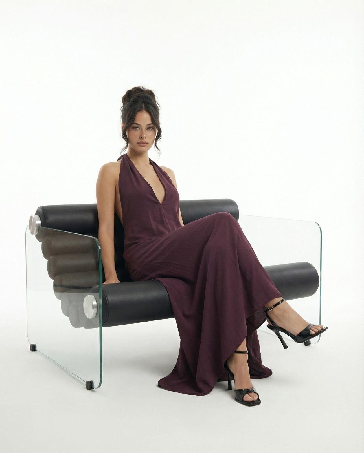 7636 ELBİSE-BORDO