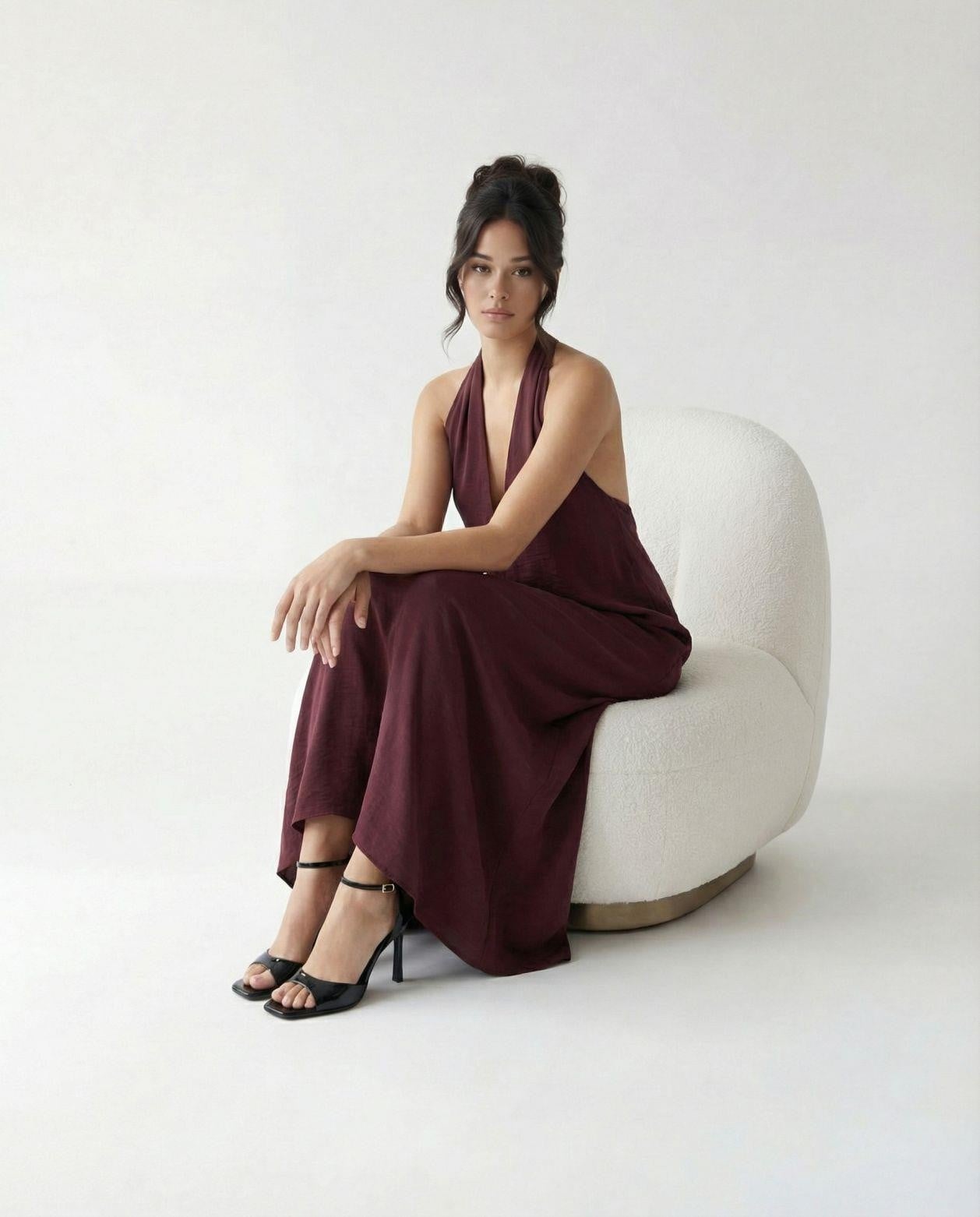 7636 ELBİSE-BORDO