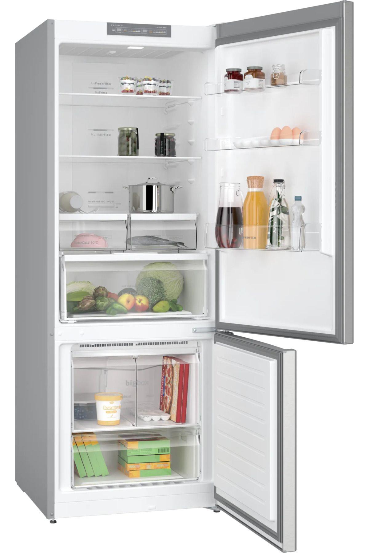 Alttan Donduruculu Buzdolabı 186 x 70 cm Kolay temizlenebilir Inox