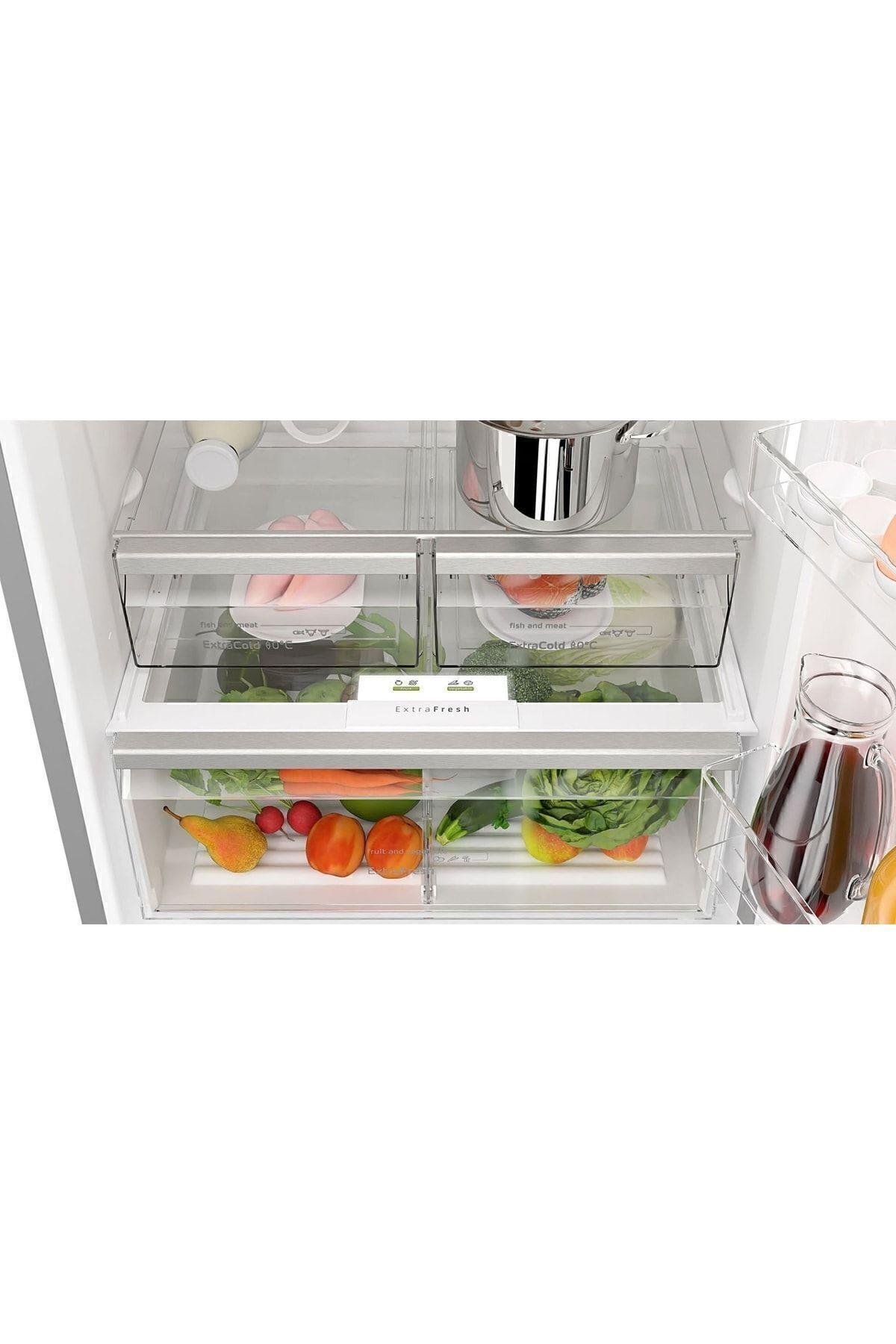 Bd3076ıecn E Enerji Sınıfı 526 Lt Nofrost Alttan Donduruculu Buzdolabı Gri