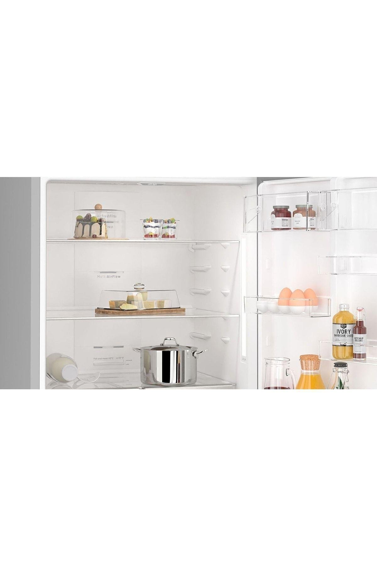 Bd3076ıecn E Enerji Sınıfı 526 Lt Nofrost Alttan Donduruculu Buzdolabı Gri