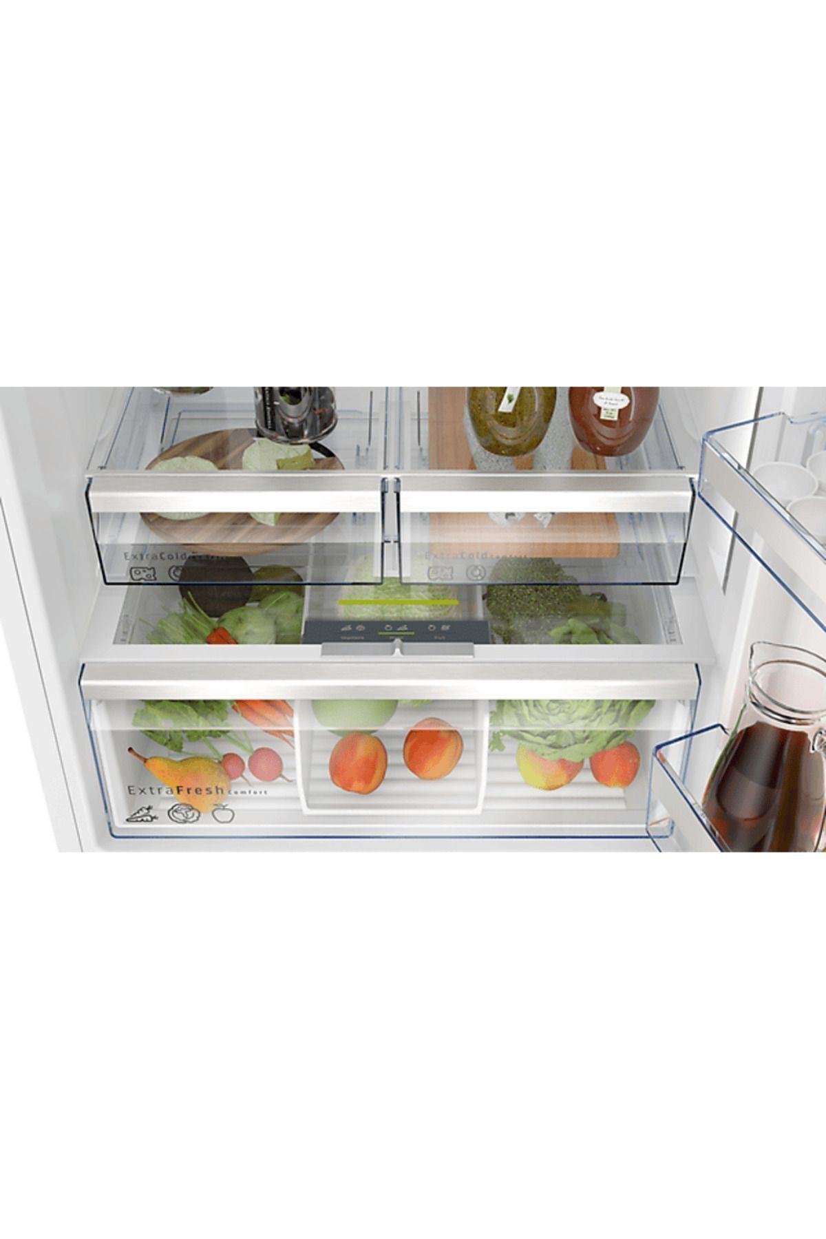 BD3076WCAP C Enerji Sınıfı 526 L Alttan Donduruculu No-Frost Buzdolabı Beyaz