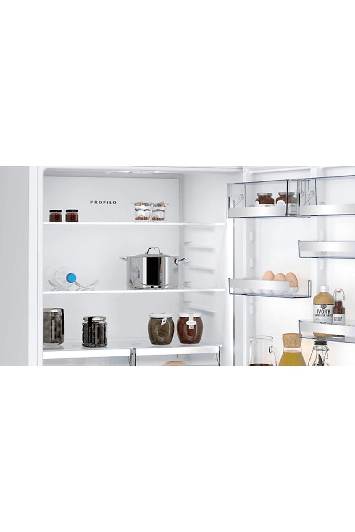 BD3076WCAP C Enerji Sınıfı 526 L Alttan Donduruculu No-Frost Buzdolabı Beyaz