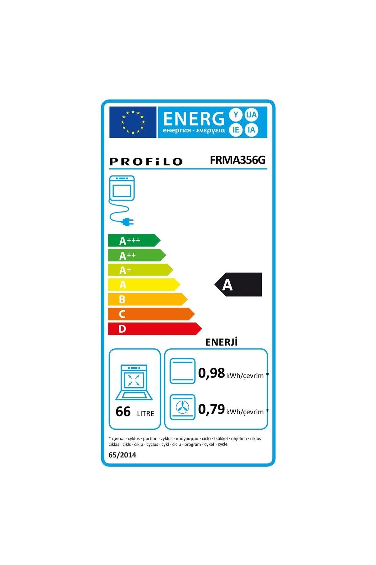 Frma356g 66 Lt 12 Programlı Platin Gri Ankastre Fırın