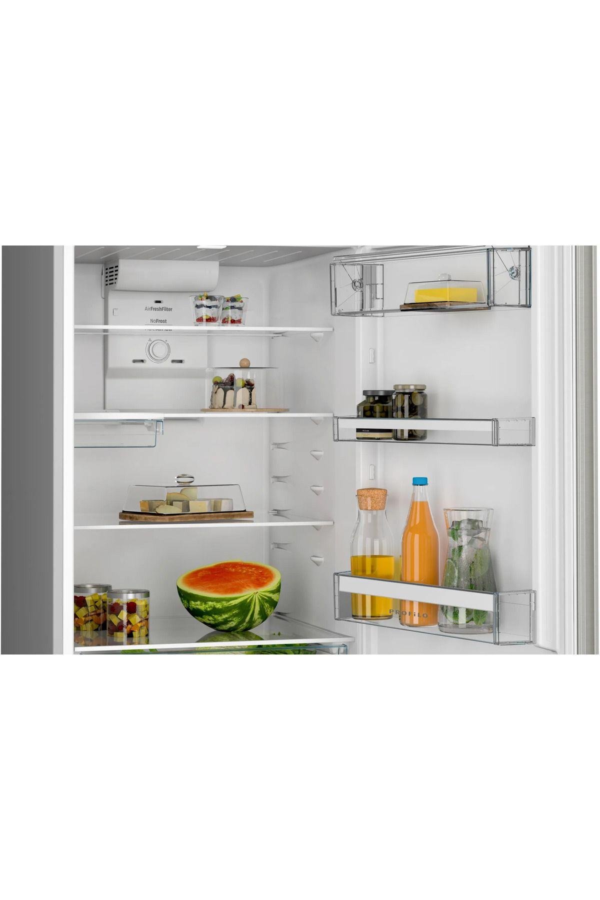 Üstten Donduruculu Buzdolabı 186 x 70 cm Kolay temizlenebilir Inox