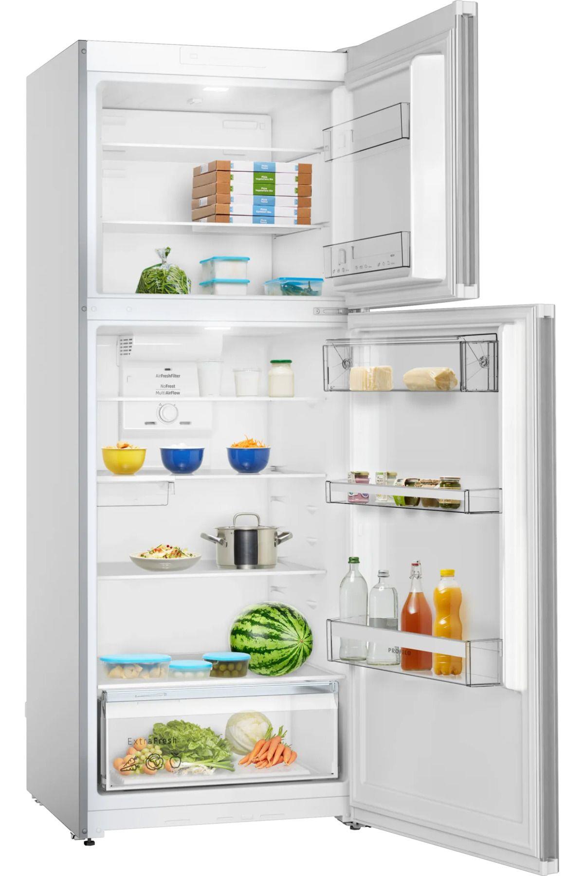 Üstten Donduruculu Buzdolabı 186 x 70 cm Kolay temizlenebilir Inox