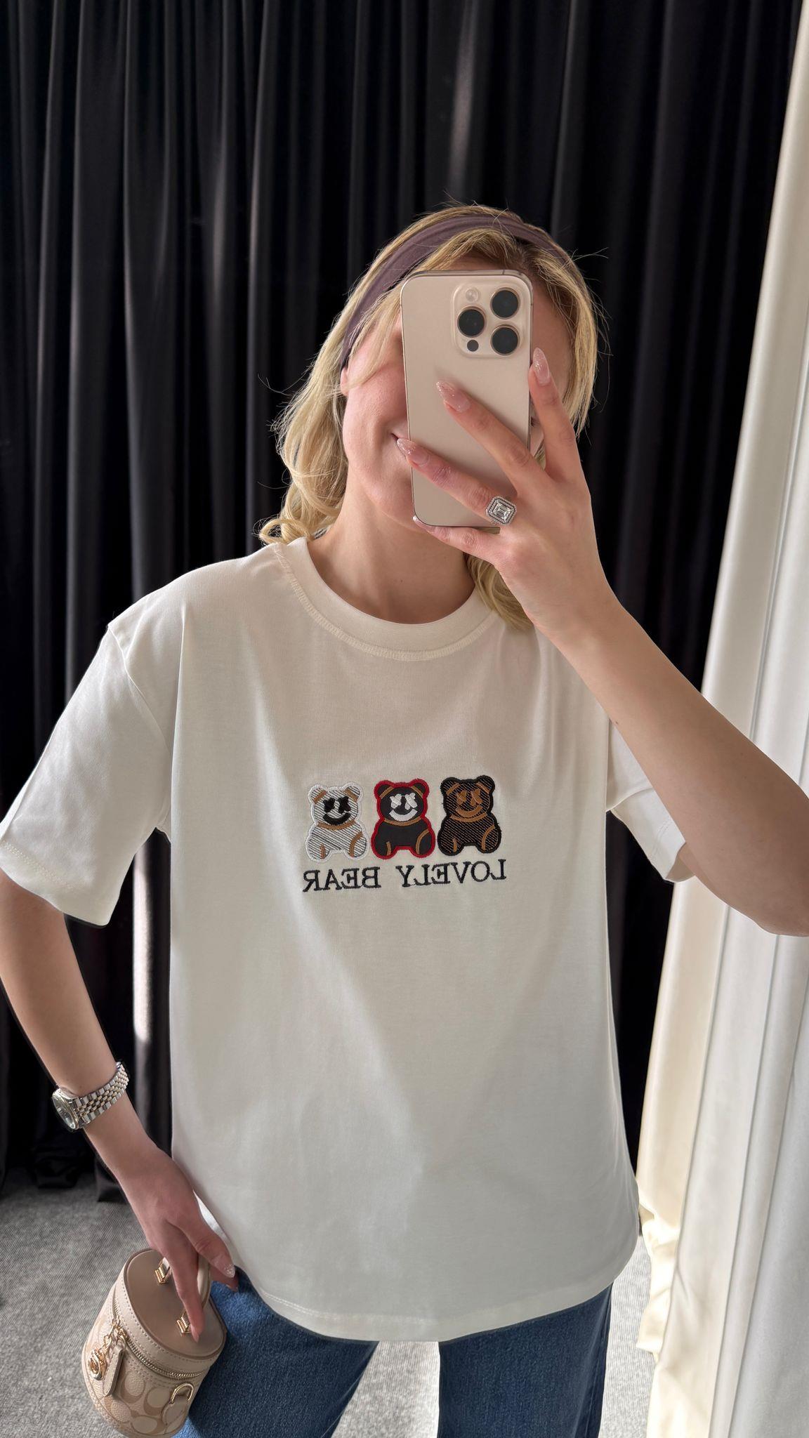 AYICIK BASKILI T-SHIRT