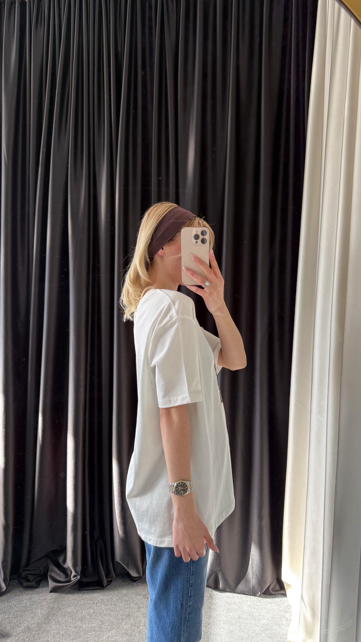 LEOPAR BASKILI T-SHIRT