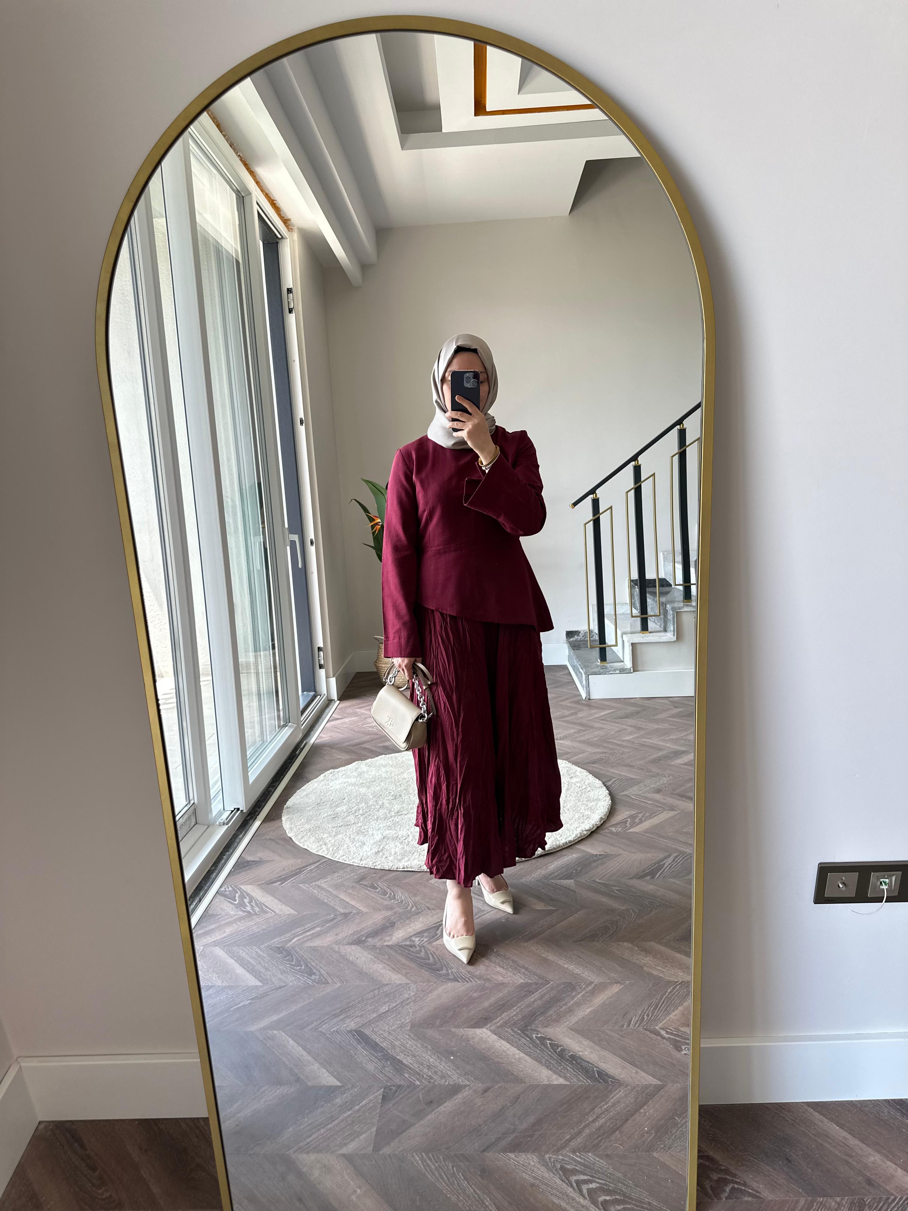 Luna Bordo Keten Takım 