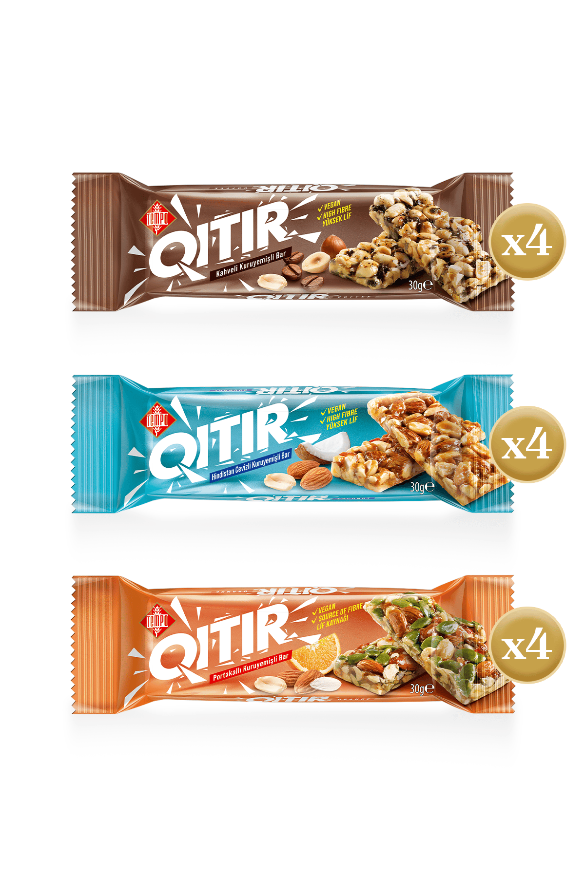 Qıtır Karma Kutu x 12 Adet (3 Çeşit)