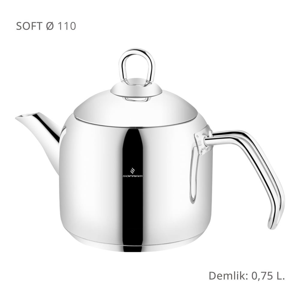 Sofram Soft 0,75 L. Tekli Demlik