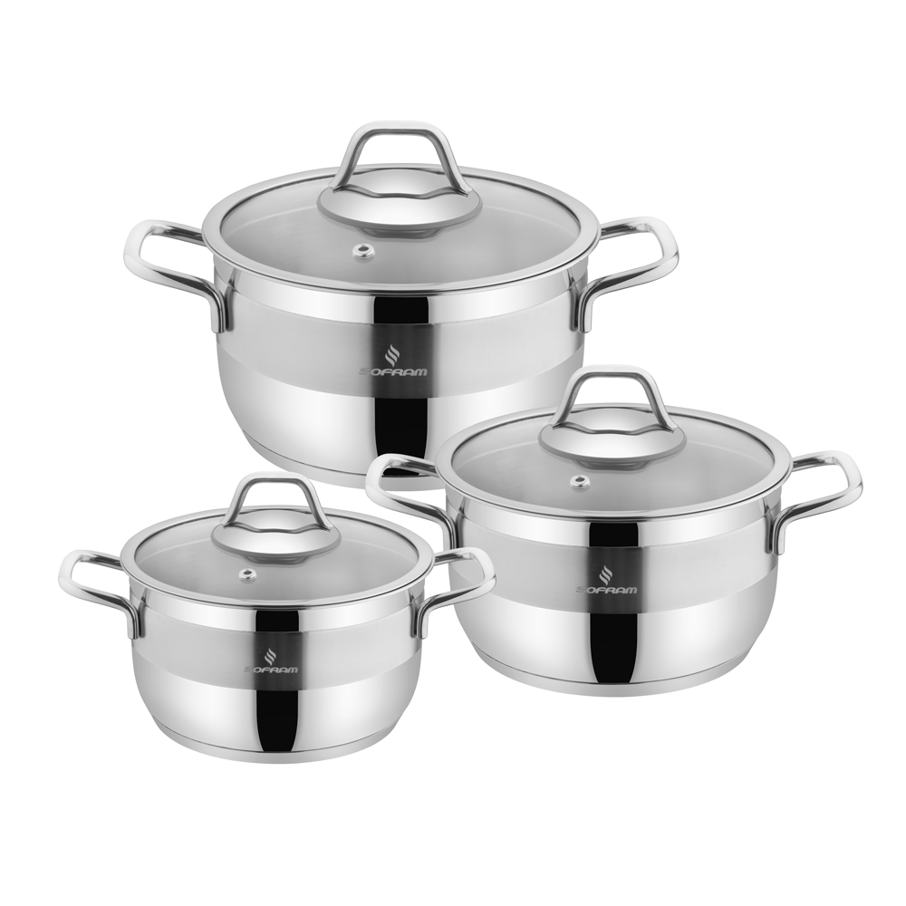 Sofram Soft 6 Parça Mini Tencere Seti