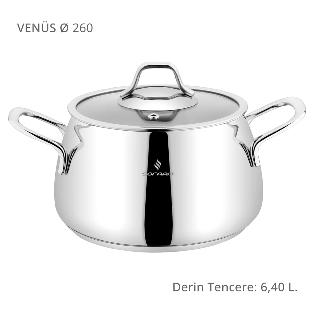 Sofram Venüs 26 cm Derin Tencere
