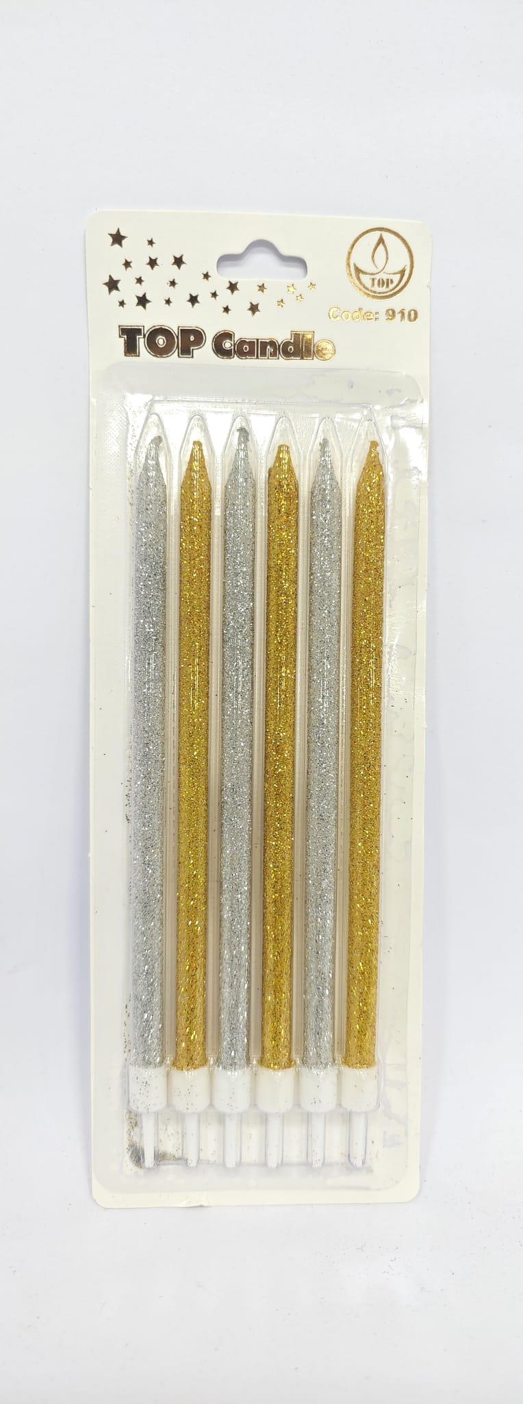 SİMLİ GOLD GÜMÜŞ UZUN MUM 