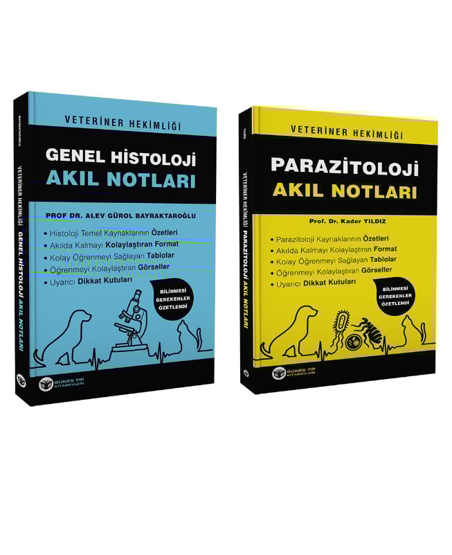 2024 - Veteriner Hekimliği Akıl Notları Seti (10 ÇOK SATAN BU SETTE)
