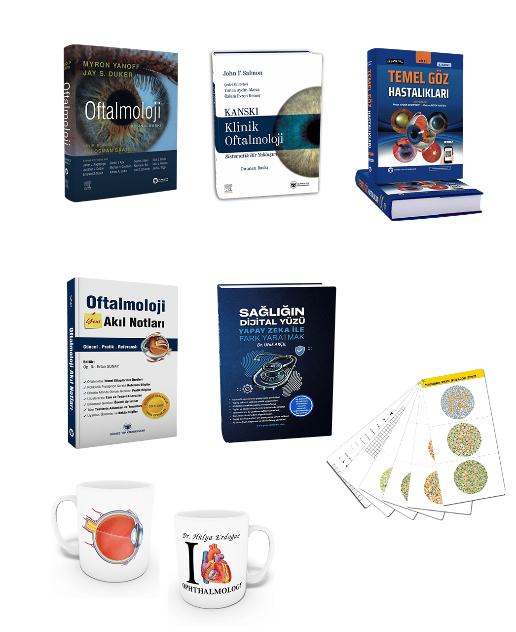 55. Yıl Muhteşem Göz Hastalıkları Seti (7 ÇOK SATAN BU SETTE)
