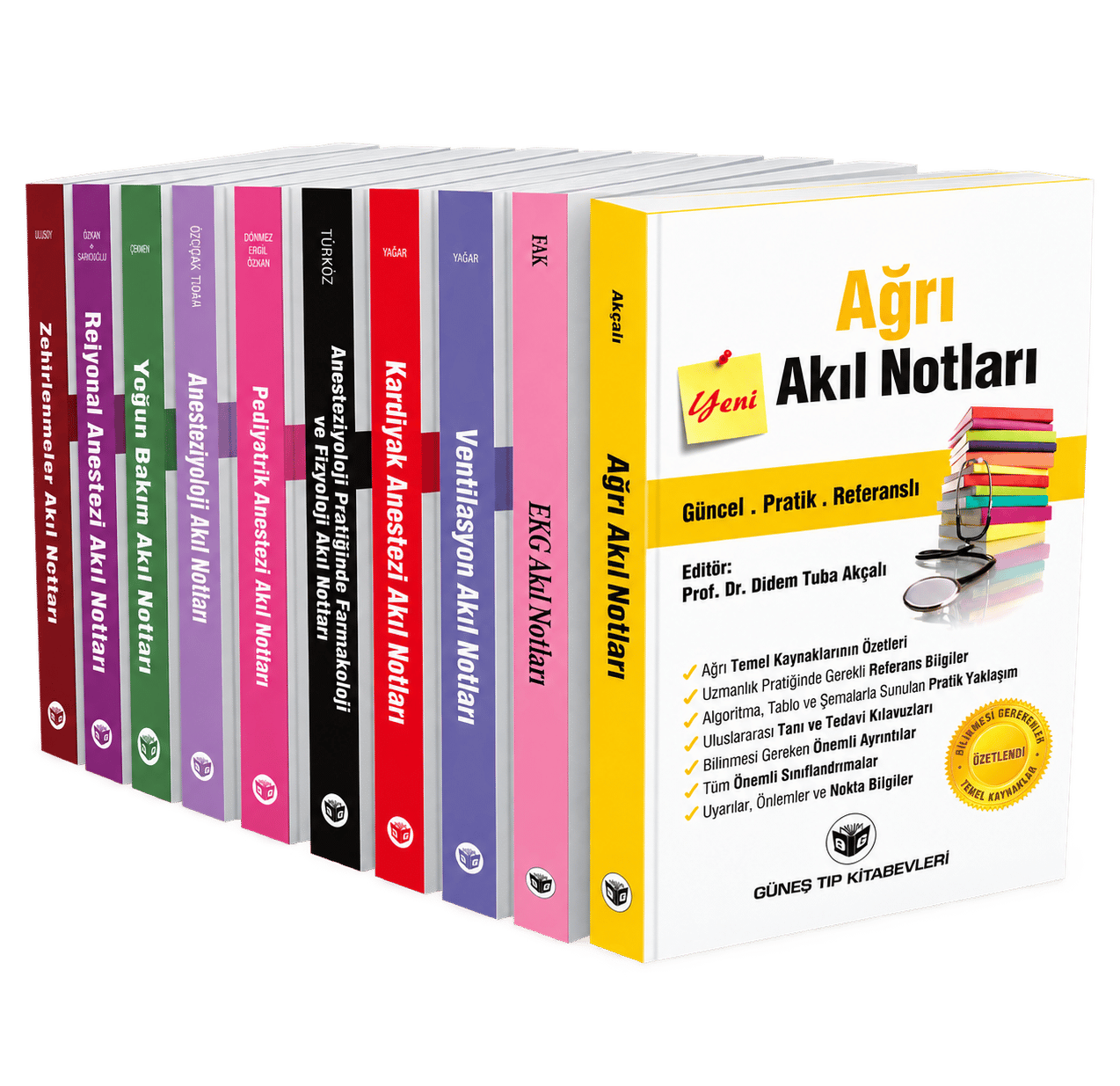55. Yıl - Muhteşem Akıl Notları Anestezi Seti (9 ÇOK SATAN BU SETTE)