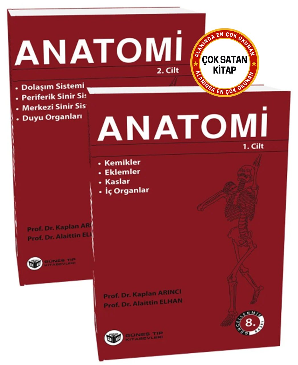 ARINCI Anatomi 2 Cilt (Güncellenmiş 8. Baskı)