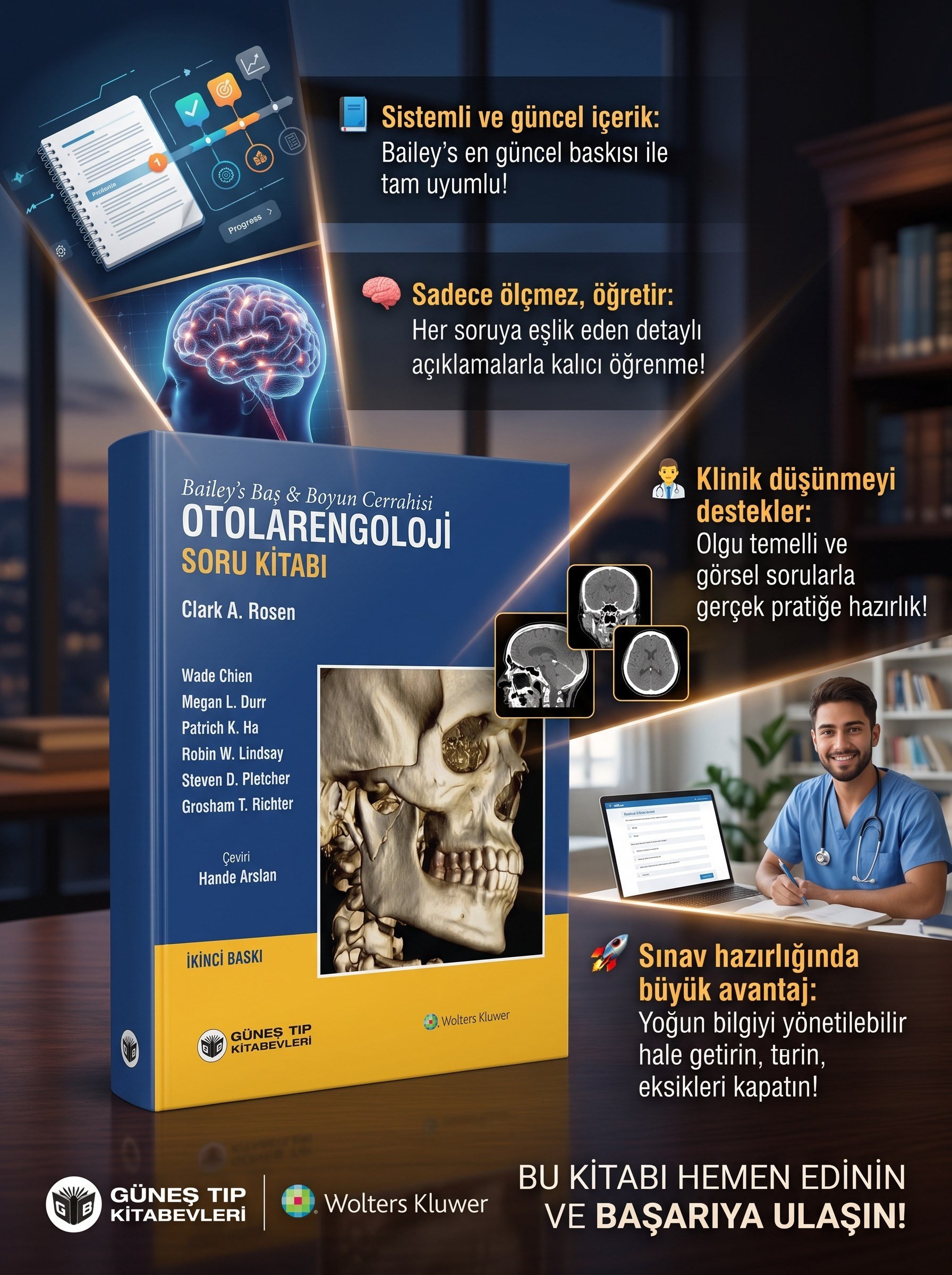 Bailey's & Baş Boyun Cerrahisi Otolarengoloji Soru Kitabı