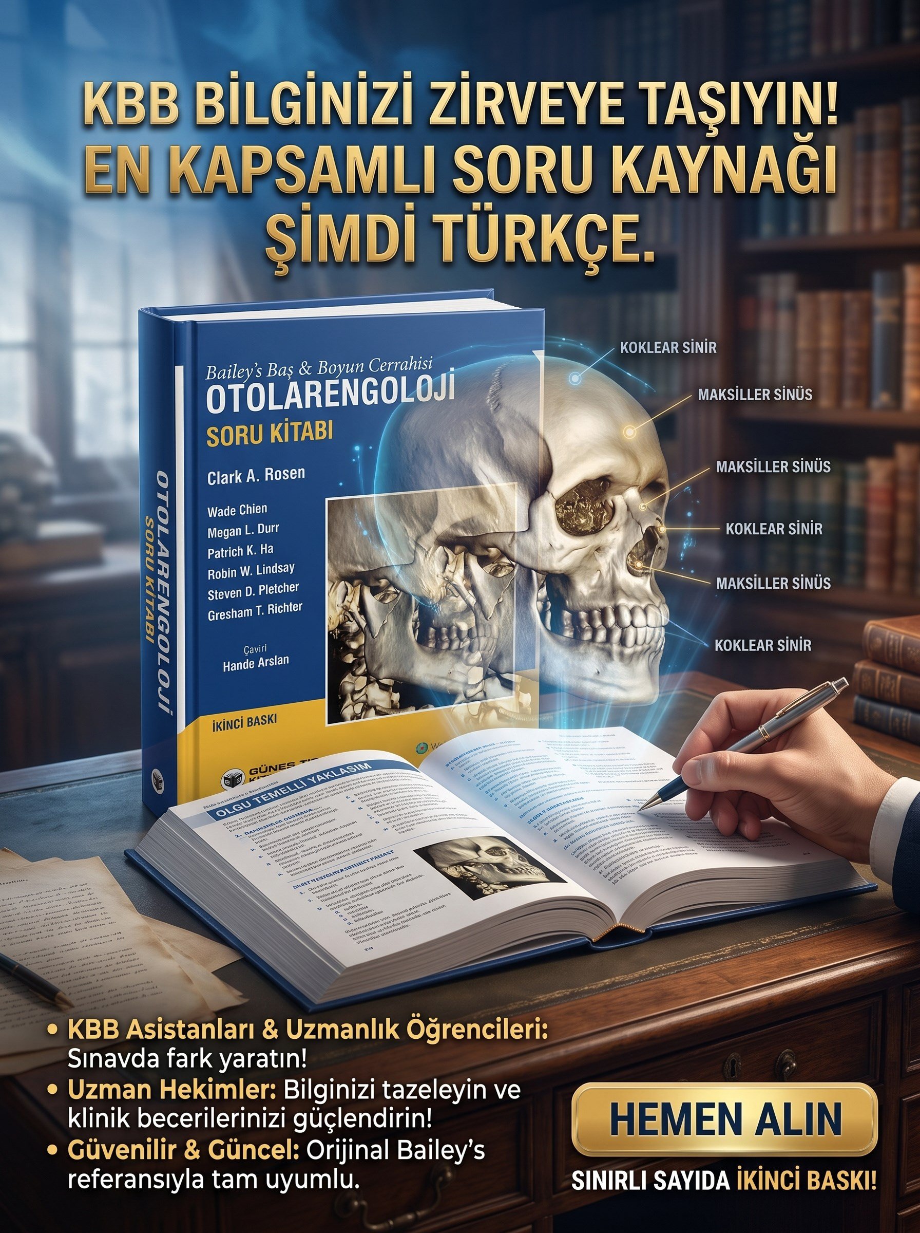 Bailey's & Baş Boyun Cerrahisi Otolarengoloji Soru Kitabı