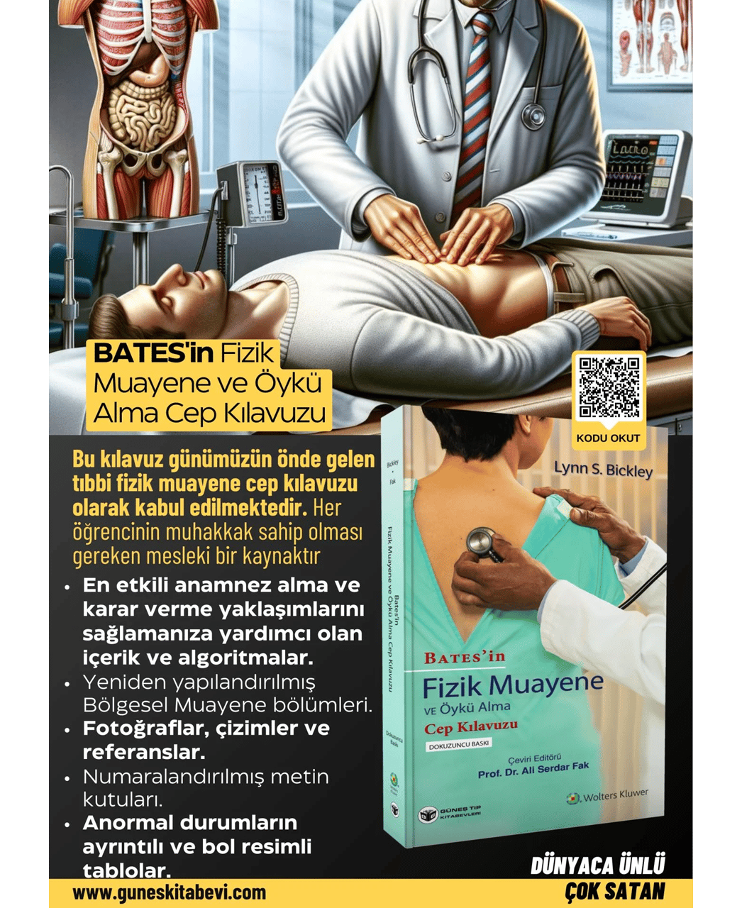 BATES'in Fizik Muayene ve Öykü Alma Cep Kılavuzu