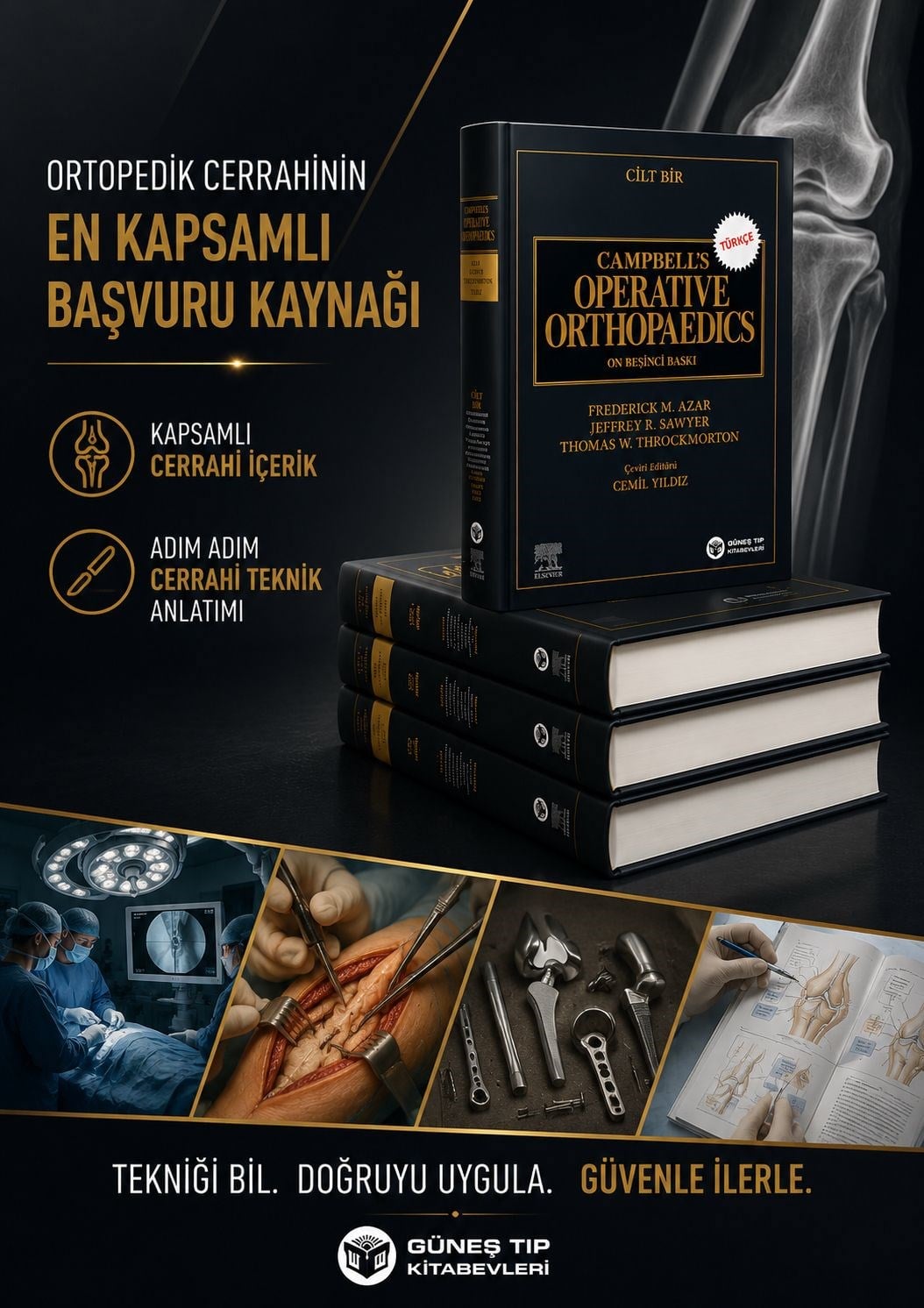 Campbell's Operative Orthopaedics 4 Cilt Türkçe - 15. Baskı