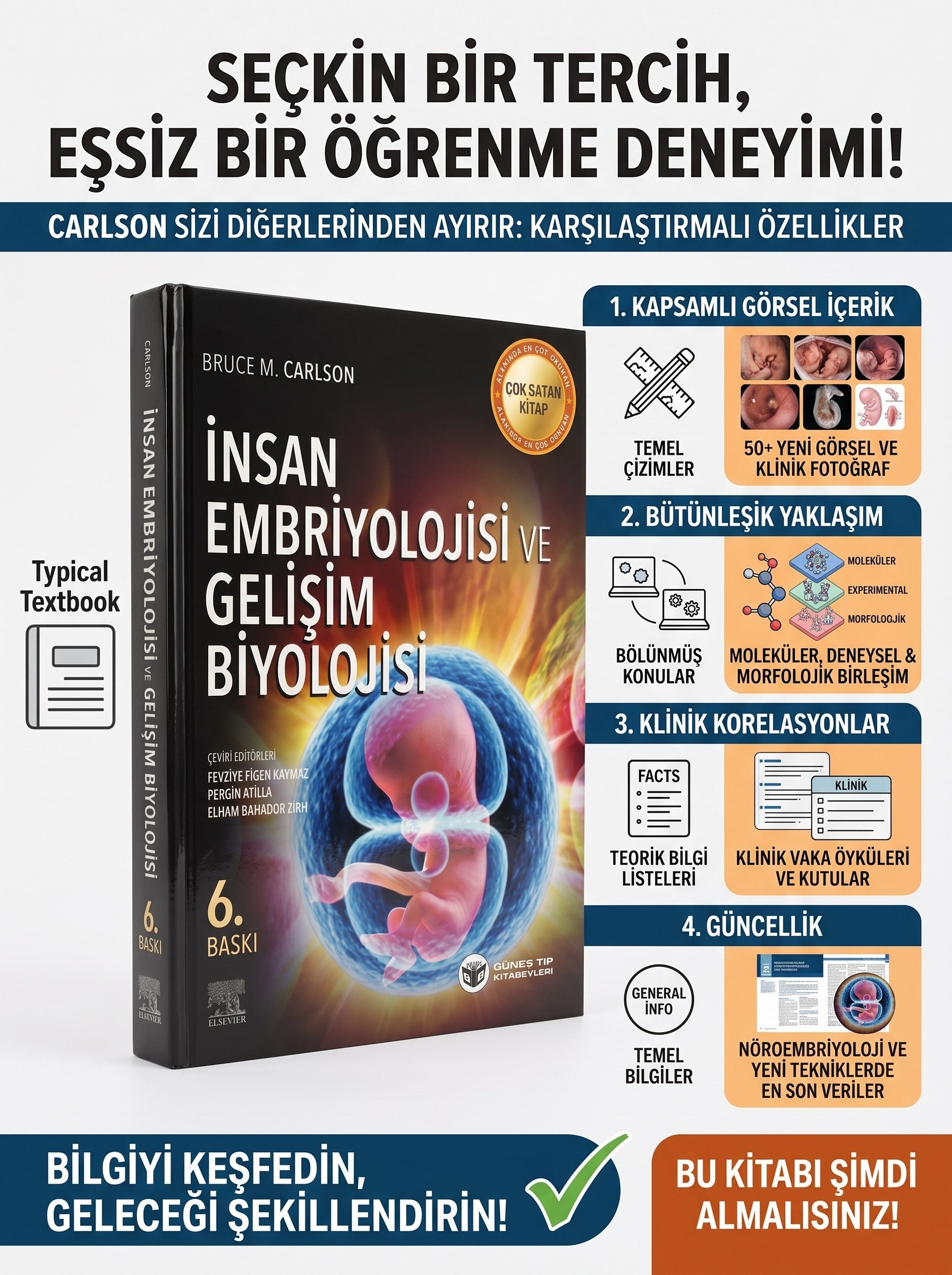 Carlson: İnsan Embriyolojisi ve Gelişim Biyolojisi