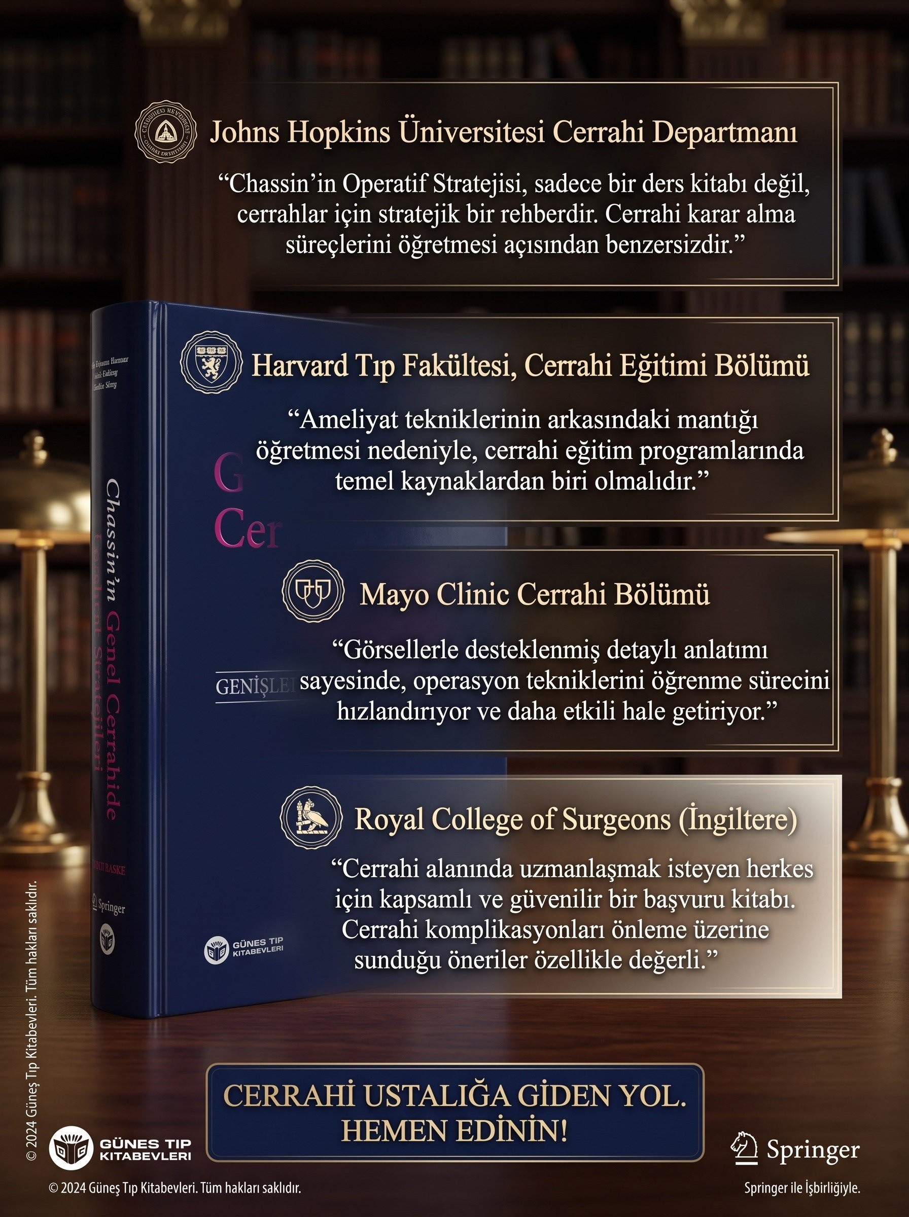 Chassin'ın  Genel Cerrahide Ameliyat Stratejileri (Genişletilmiş Teknik Atlas)