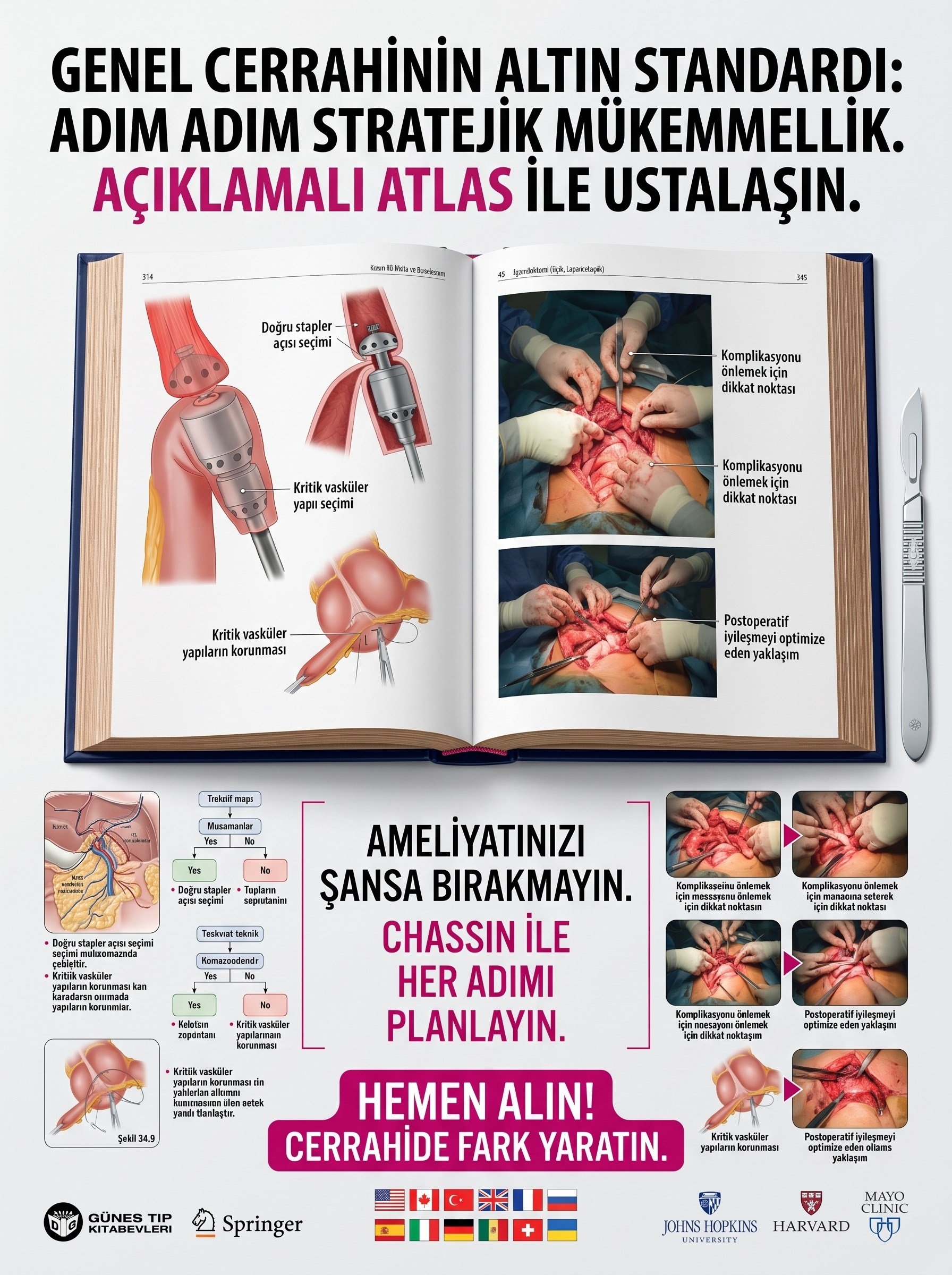 Chassin'ın  Genel Cerrahide Ameliyat Stratejileri (Genişletilmiş Teknik Atlas)