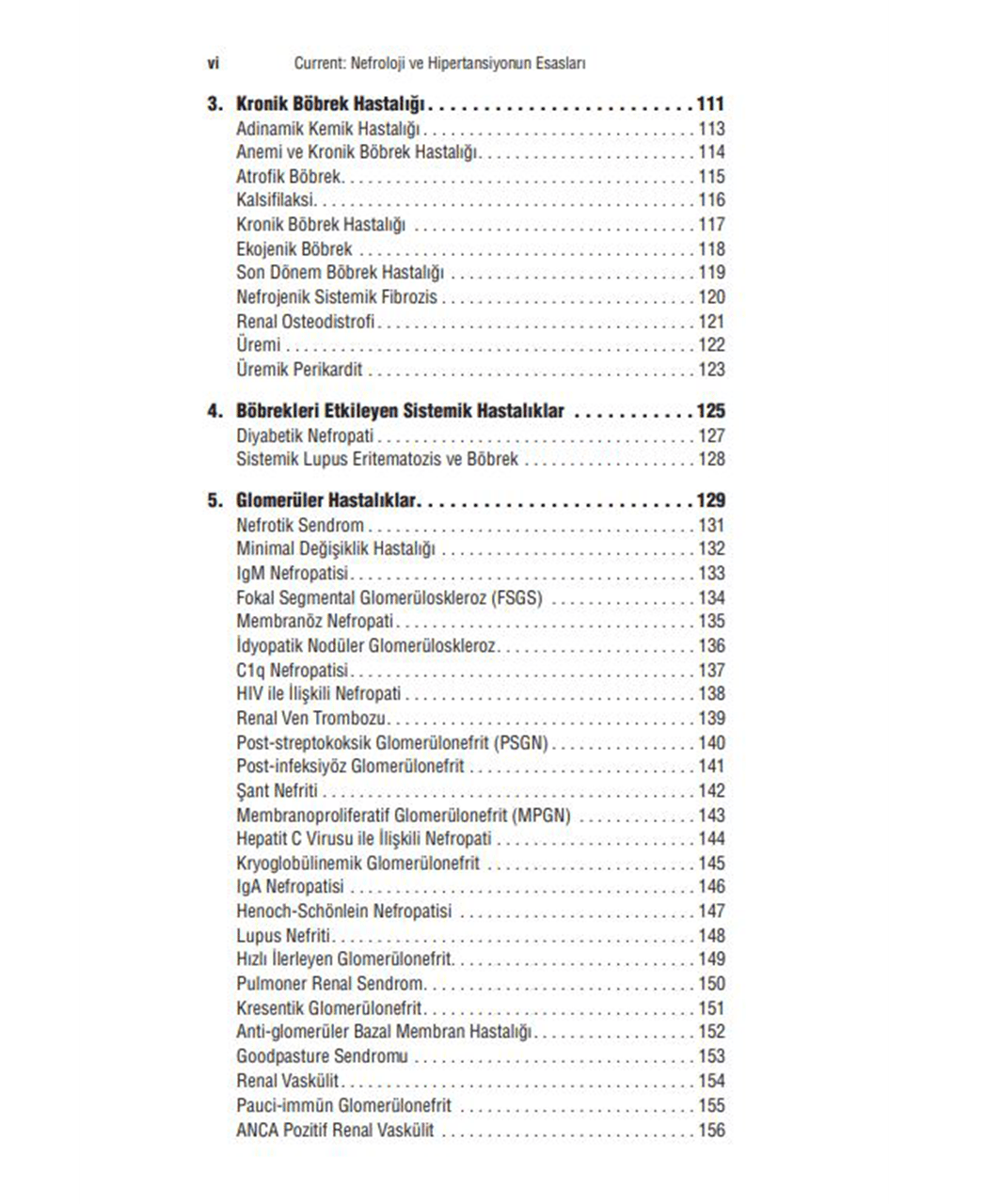 Current Essentials Nefroloji ve Hipertansiyon Esasları