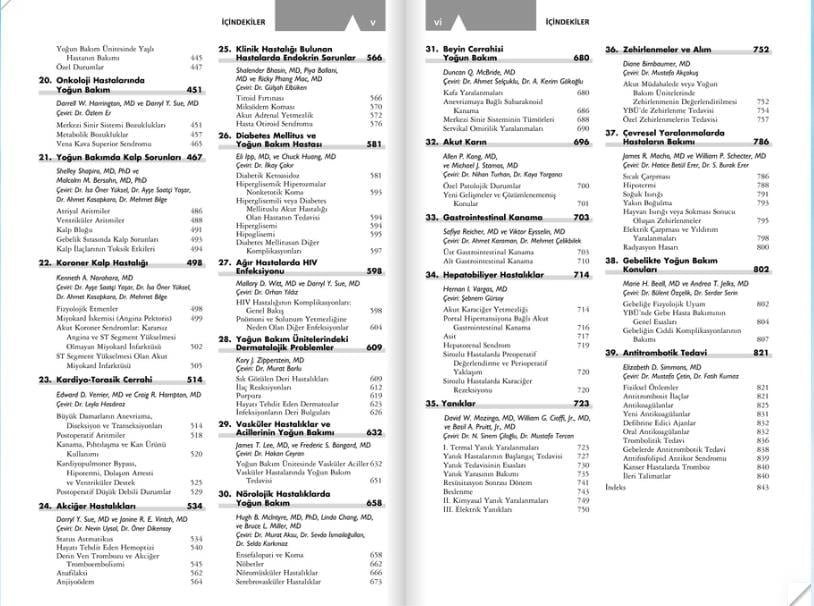 Current Yoğun Bakım Tanı ve Tedavi