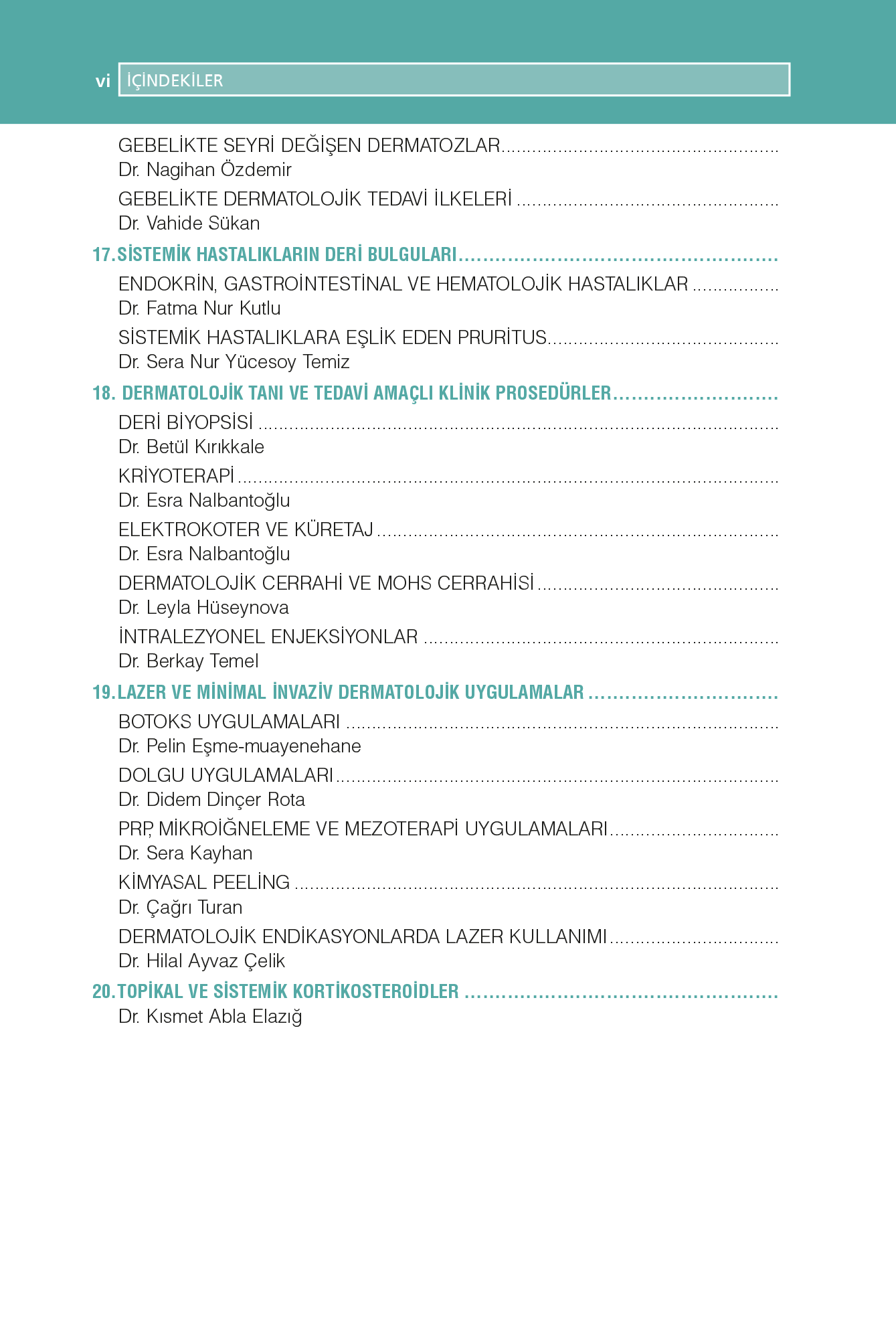 Dermatoloji Akıl Notları