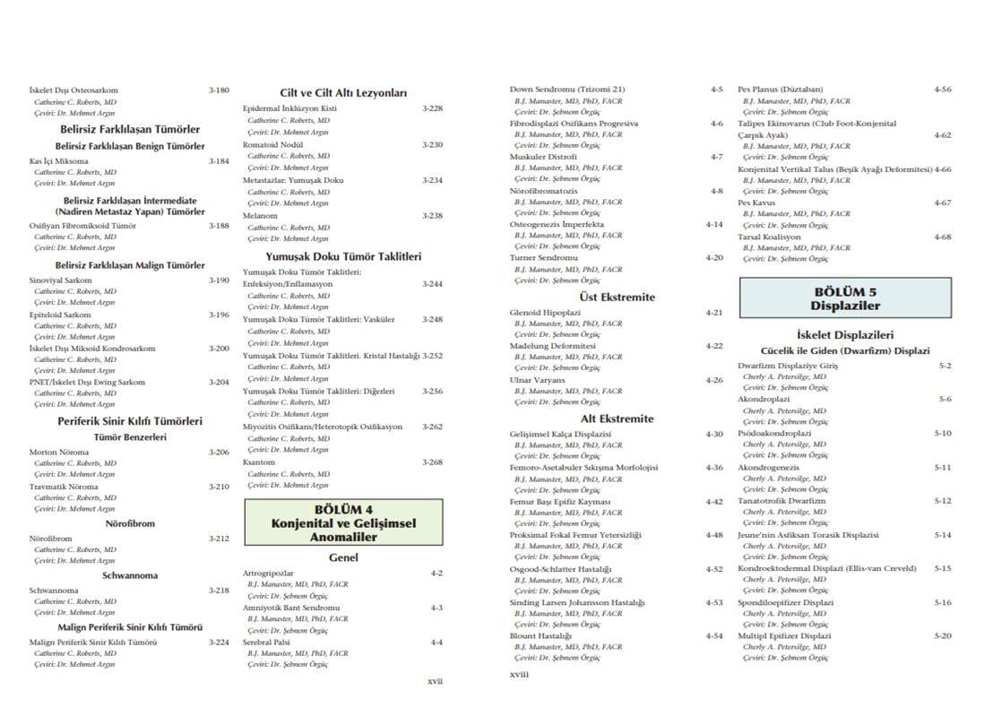 Diagnostic Imaging - Kas İskelet: Travma Dışı Hastalıklar