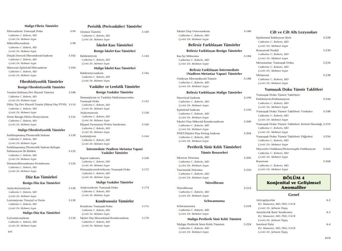 Diagnostic Imaging - Kas İskelet: Travma Dışı Hastalıklar