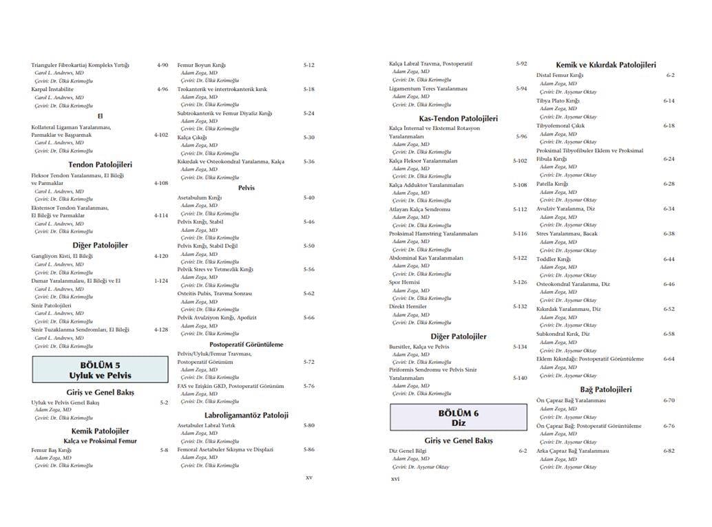 Diagnostic Imaging - Kas İskelet: Travma