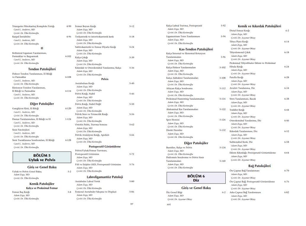 Diagnostic Imaging - Kas İskelet: Travma
