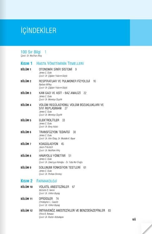 Duke Anestezi Sırları