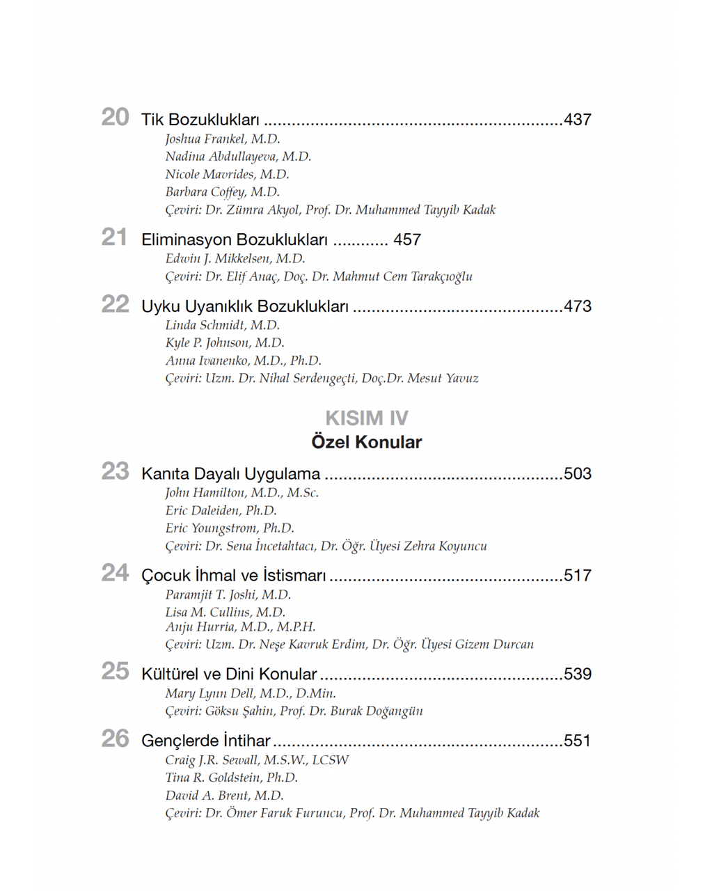 Dulcan'ın Çocuk ve Ergen Psikiyatrisi
