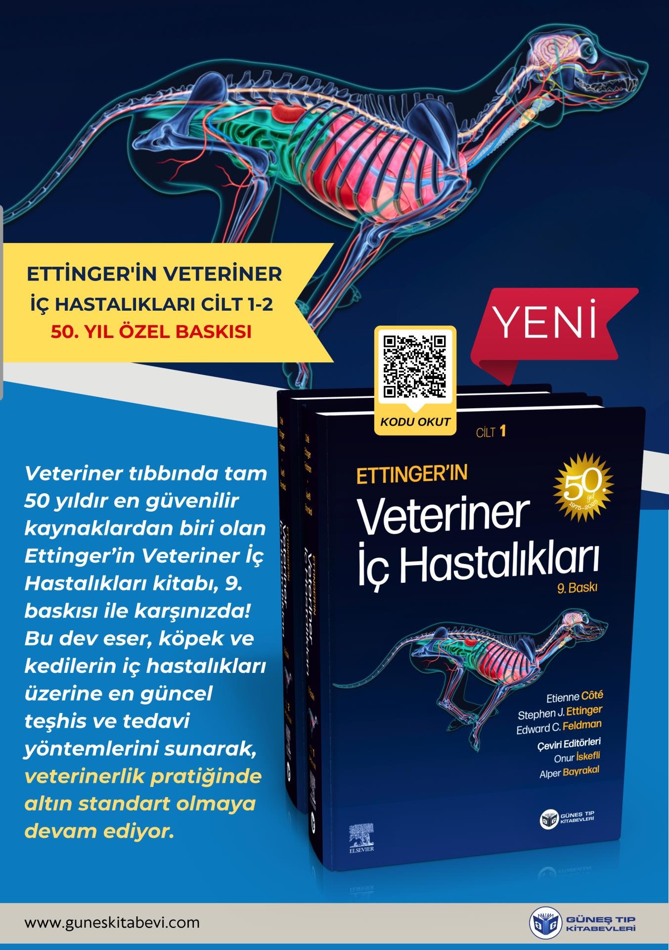 Ettinger'in Veteriner İç Hastalıkları 2 Cilt (50. Yıl Özel Baskısı)