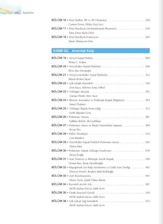 Fetal Ekokardiyografi Pratik Kılavuzu Normal ve Anormal Kalp 4. Baskı