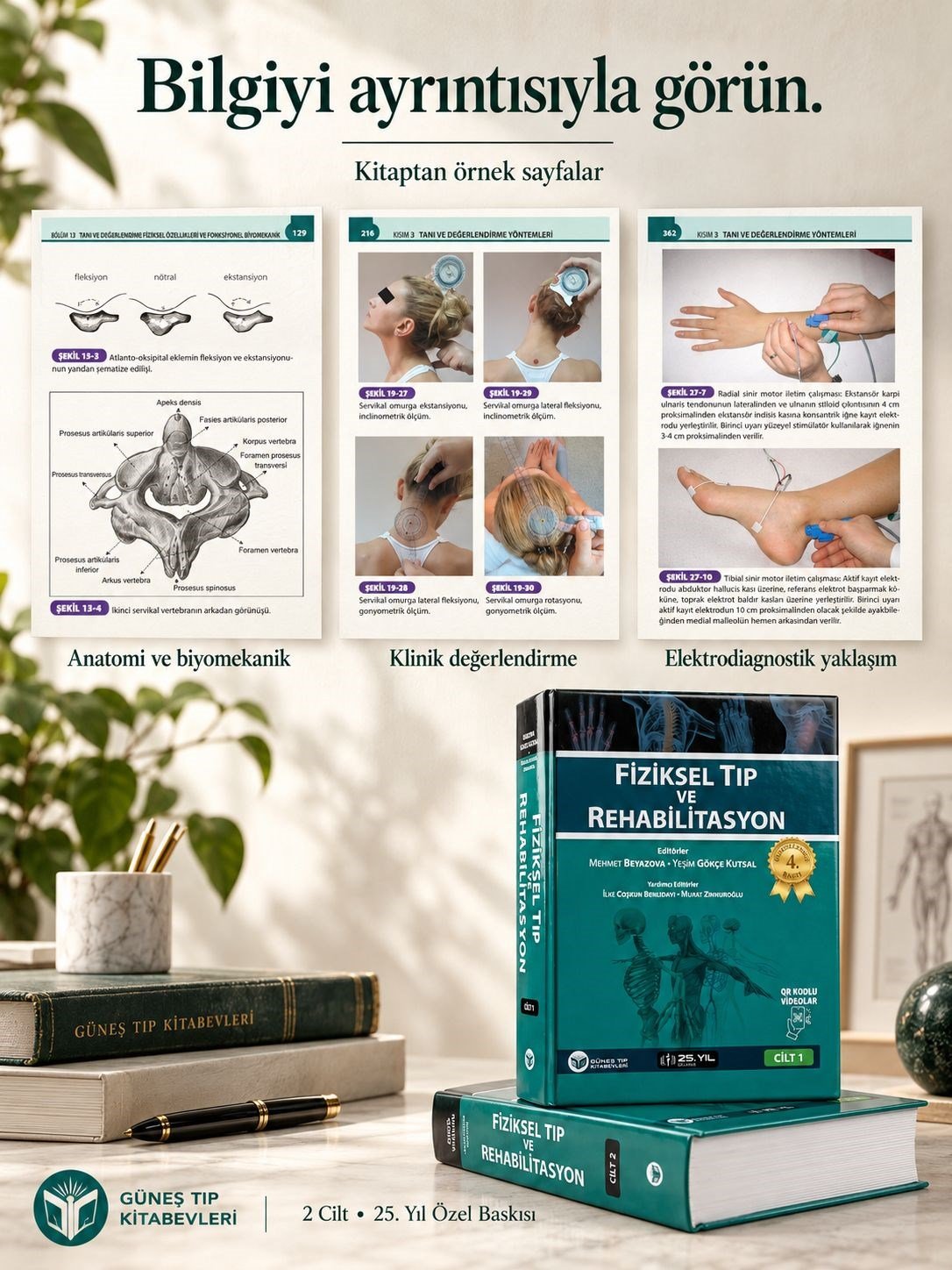 Fiziksel Tıp ve Rehabilitasyon 2 Cilt, 25. Yıl Özel Baskısı (4. Baskı)