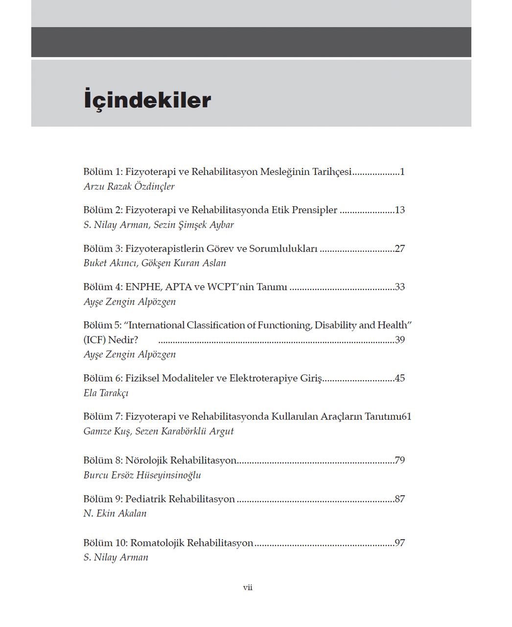 Fizyoterapi ve Rehabilitasyona Giriş 4.Baskı