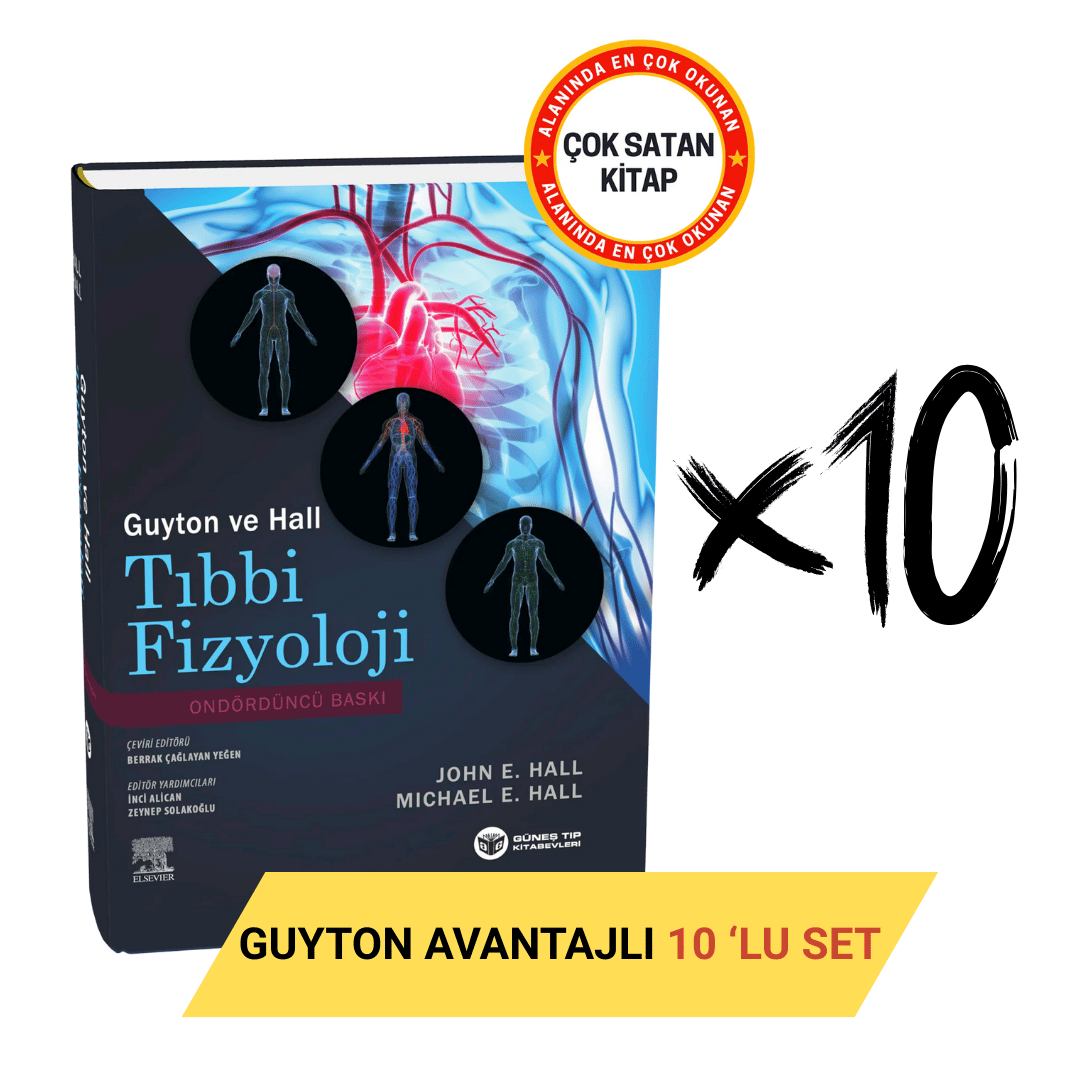 Guyton Tıbbi Fizyoloji 14. Baskı Avantajlı 10'lu SET