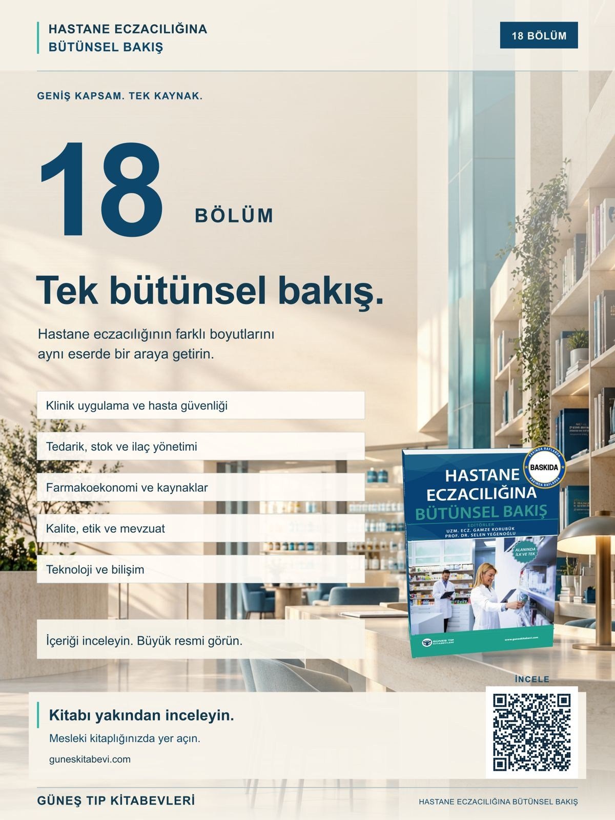 Hastane Eczacılığına Bütünsel Bakış