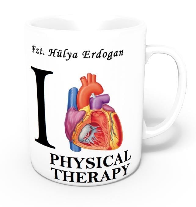 I Love Fizyoterapist Kupası (İsme Özel)
