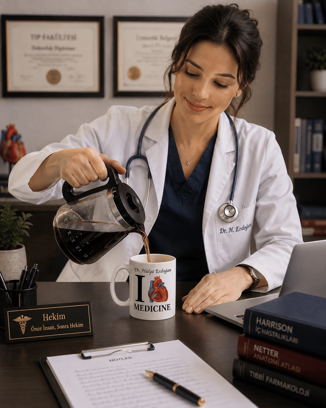 I Love Medicine Kupası (İsme Özel)