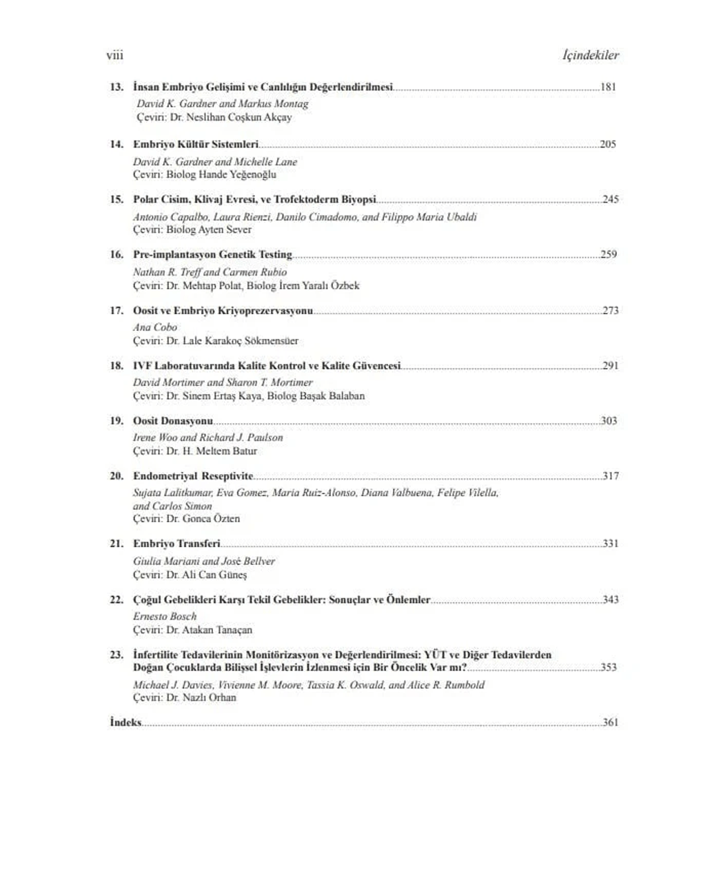 İn Vitro Fertilizasyon El Kitabı