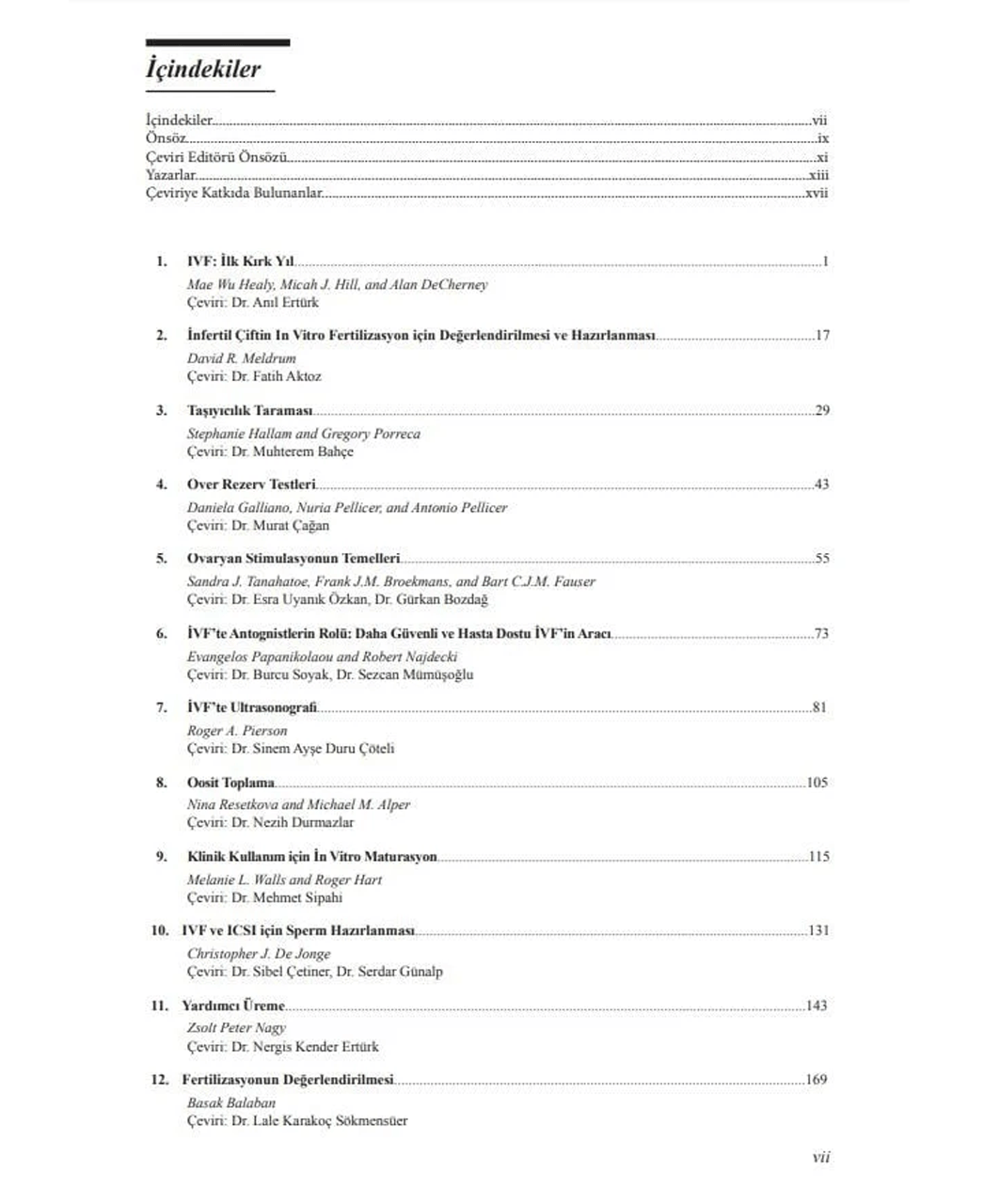 İn Vitro Fertilizasyon El Kitabı