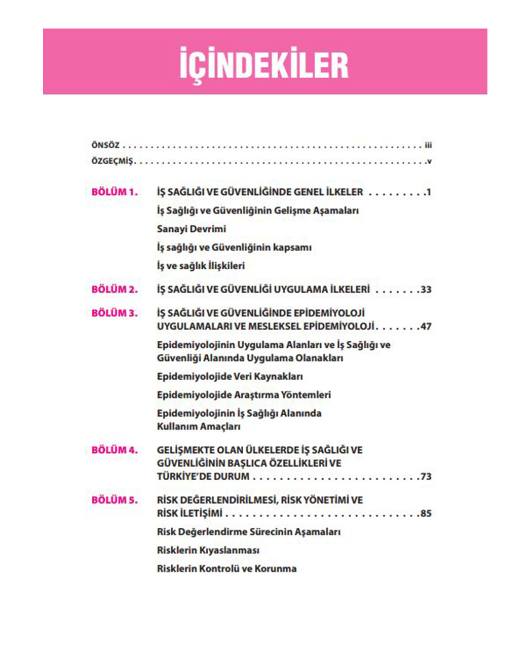 İş Sağlığı ve Güvenliği