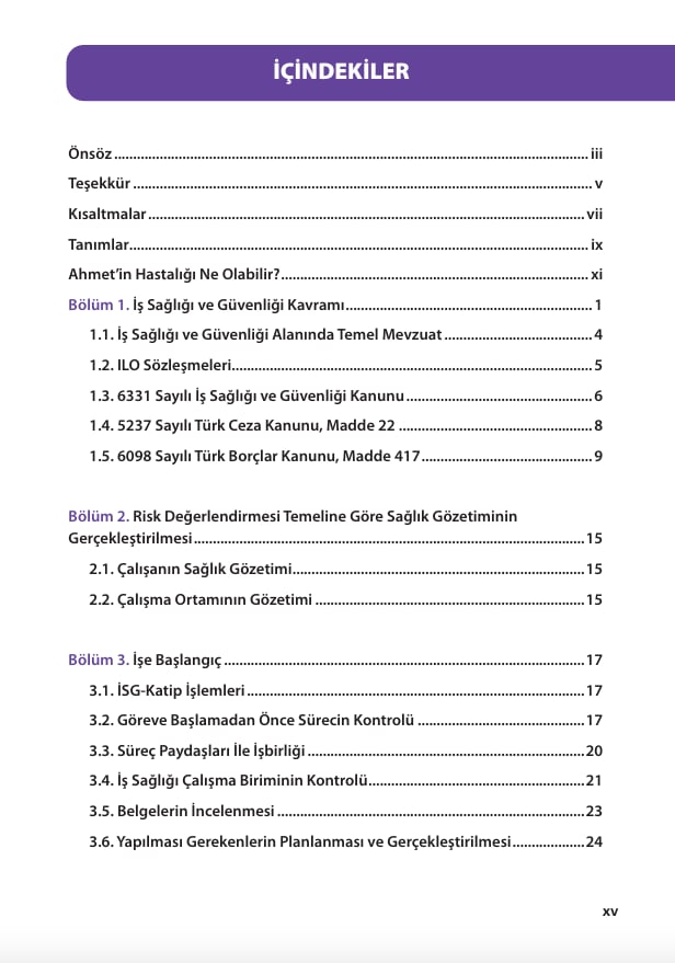 İşyeri Hekimliği El Kitabı